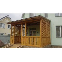 Варіант №11, розмір 3,5х5м, матеріал - ялина європейська (смерека)