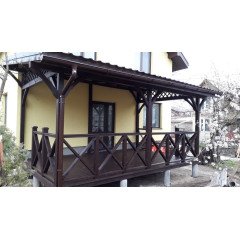 Варіант №3, розмір 3х5м, матеріал - ялина європейська (смерека)