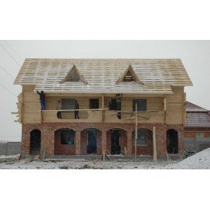 Дерев'яний будинок №12 (ціна за 1 м.кв.)