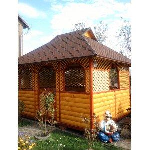 Варіант №78, розмір 3х4м, матеріал - ялина європейська (смерека).