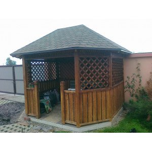 Варiант №28, розмiр 3,5х2,5м, матерiал - ялина європейська (смерека)