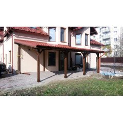 Варіант №5, розмір 7х3м, матеріал - клеєний брус із ялини європейської (смереки)