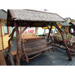Варіант №5, гойдалка дерев'яна, матеріал - дуб європейський